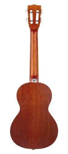 MP3BK Mahalo Pearl Series solid top tenor ukulele, black, with bag
