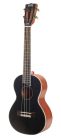 MP3BK Mahalo Pearl Series solid top tenor ukulele, black, with bag