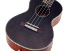 MP3BK Mahalo Pearl Series solid top tenor ukulele, black, with bag