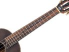 MP3BK Mahalo Pearl Series solid top tenor ukulele, black, with bag