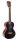 MP3EBK Mahalo Pearl Series solid top tenor ukulele, with MEQ2 9v preamp, black, with bag