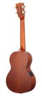 MP3EBK Mahalo Pearl Series solid top tenor ukulele, with MEQ2 9v preamp, black, with bag