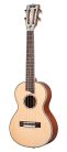 MP3E Mahalo Pearl Series solid top tenor ukulele, with MEQ2 9v preamp, natural, with bag