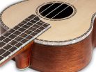 MP3E Mahalo Pearl Series solid top tenor ukulele, with MEQ2 9v preamp, natural, with bag