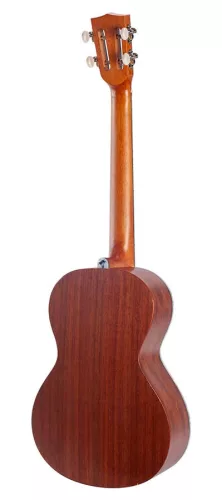 MP4BK Mahalo Pearl Series solid top baritone ukulele, black, with bag