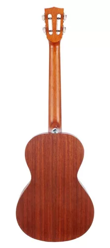 MP4BK Mahalo Pearl Series solid top baritone ukulele, black, with bag