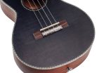 MP4BK Mahalo Pearl Series solid top baritone ukulele, black, with bag