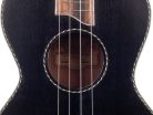 MP4BK Mahalo Pearl Series solid top baritone ukulele, black, with bag