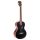 MP4EBK Mahalo Pearl Series solid top baritone ukulele, with MEQ2 9v preamp, black, with bag