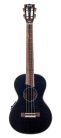 MP4EBK Mahalo Pearl Series solid top baritone ukulele, with MEQ2 9v preamp, black, with bag