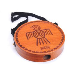   Mahalo MPJ1BD Lap Top Cajon “BIRD” – Massives Mahagoni, 10", fester Snare, Grafikdesign, mit Trageriemen und Tasche