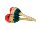 MR-05 Hayman  maracas, wood, Mexican model, large, pair