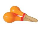 MR-12 Hayman  maracas, plastic, large model, pair, orange