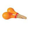 MR-12 Hayman  maracas, plastic, large model, pair, orange