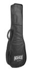 MR1BK Mahalo Rainbow Series soprano ukulele, black, with bag