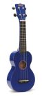 MR1BU Mahalo Rainbow Series soprano ukulele, blue, with bag