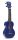 MR1BU Mahalo Rainbow Series soprano ukulele, blue, with bag