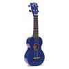 MR1BU Mahalo Rainbow Series soprano ukulele, blue, with bag