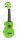 MR1GN Mahalo Rainbow Series soprano ukulele, green, with bag