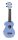 MR1LBU Mahalo Rainbow Series soprano ukulele, light blue, with bag