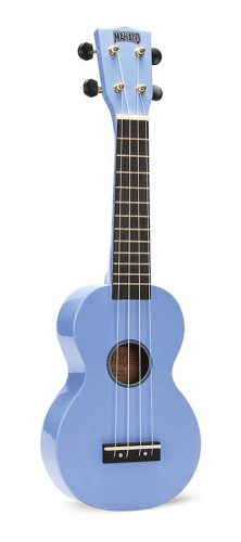 MR1LBU Mahalo Rainbow Series soprano ukulele, light blue, with bag