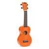 MR1OR Mahalo Rainbow Series soprano ukulele, orange, with bag