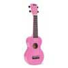 MR1PK Mahalo Rainbow Series soprano ukulele, pink, with bag