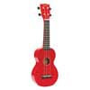 MR1RD Mahalo Rainbow Series soprano ukulele, red, with bag