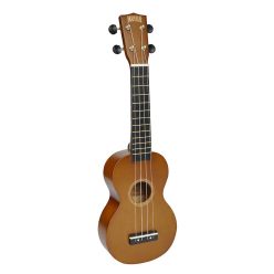   MR1TBR Mahalo Rainbow Series soprano ukulele, transparent brown, with bag