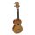 MR1TBR Mahalo Rainbow Series soprano ukulele, transparent brown, with bag