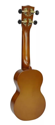 Mahalo MR1TBR Rainbow Series – ukulele soprană, finisaj maro transparent mat, corzi Aquila Super Nylgut, cheițe aurii, șa NuBone XB, husă inclusă