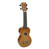 MR1TBR Mahalo Rainbow Series soprano ukulele, transparent brown, with bag