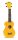 MR1YW Mahalo Rainbow Series soprano ukulele, yellow, with bag