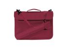 MRB-1-DR Boston  sheet music bag, with recorder pocket, dark red