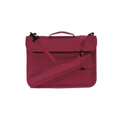   MRB-1-DR Boston  sheet music bag, with recorder pocket, dark red