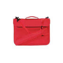 MRB-1-RD Boston  sheet music bag, with recorder pocket, red