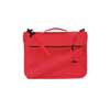 MRB-1-RD Boston  sheet music bag, with recorder pocket, red