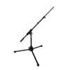 MS-1315-BK Boston Stage Pro Series microphone stand, with boom, black, maximum height 25cm