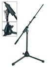 MS-1325-BK Boston Stage Pro Series microphone stand, telesc.boom, black, max height 50cm