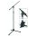 MS-1400-BK Boston Stage Pro Series microphone stand with boom max height 165cm,  black