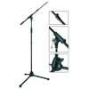 MS-1425-BK Boston Stage Pro Series microphone stand, telesc.boom, black, max height 165cm