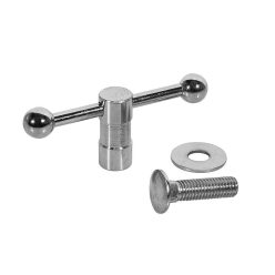   MS-1X-001 Boston Stage Pro Series spare part, swivel nut M7 with grip axle, chrome also for music stand OMS-302