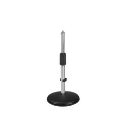   MS-2050 Boston  desk top microphone stand, round base, height adjustable