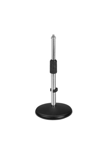 MS-2050 Boston  desk top microphone stand, round base, height adjustable