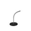 MS-2100 Boston  desk top microphone stand, round base, with gooseneck 36cm