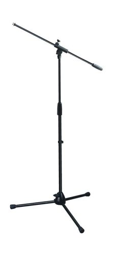 MS-2400 Boston  microphone stand, telesc.boom, black,  height 96-158cm