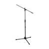 MS-2400 Boston  microphone stand, telesc.boom, black,  height 96-158cm