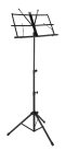 MS-40-BK Boston  music stand, foldable, including bag, black