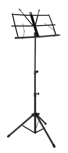 MS-40-BK Boston  music stand, foldable, including bag, black