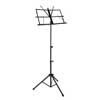 MS-40-BK Boston  music stand, foldable, including bag, black